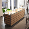 Glass-Top Display Drawer Unit